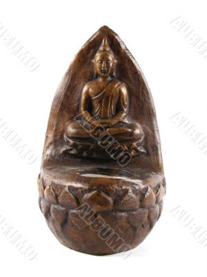 Wooden Buddhist statue