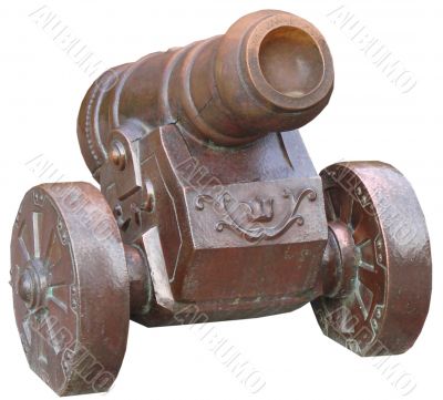 Decorative ancient cannon