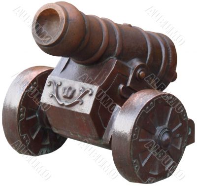 Decorative ancient cannon