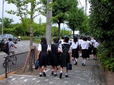 Japanese schoolgirls