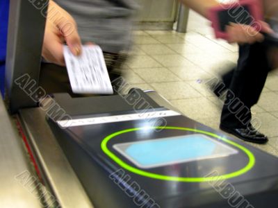 Inserting The Ticket