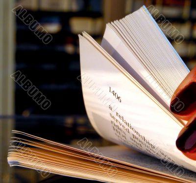 Riffling Through A Book