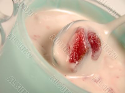 Strawberry yogurt