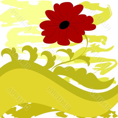 Artistic flowers design