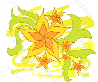 Artistic flowers design