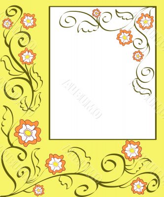Floral frame