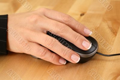 mouse and hand