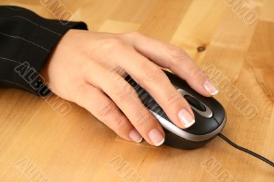 mouse and hand