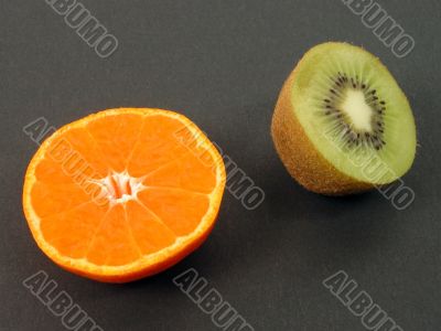 Kiwi and orange