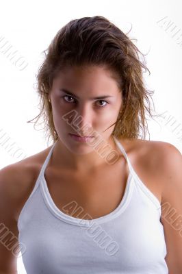 Girl in white