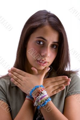 Teen brunette