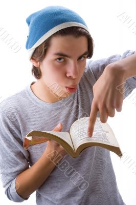 Boy with a book