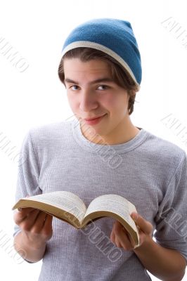 Boy with a book 2