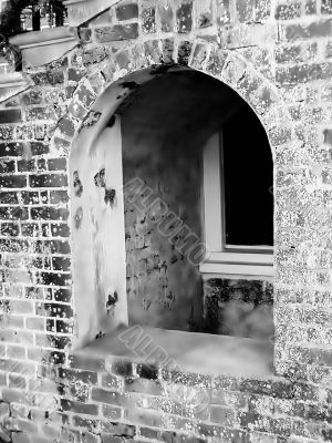 Old stone window