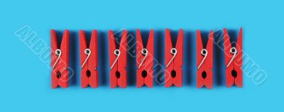 Red pegs