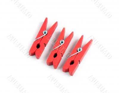 Red pegs