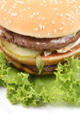 delicious hamburger