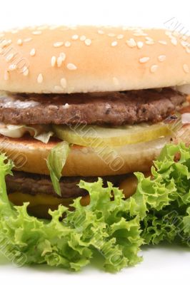 delicious hamburger