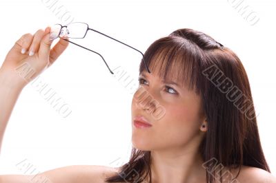 This girl needs glasses