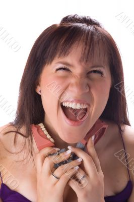 Girl with denture 4