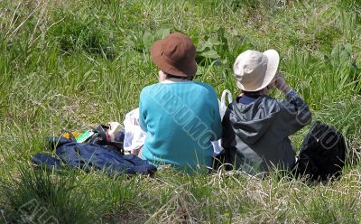 Japanese hiking hats...