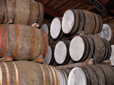 Whisky barrels
