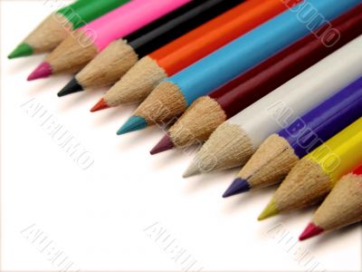 Colorful crayons