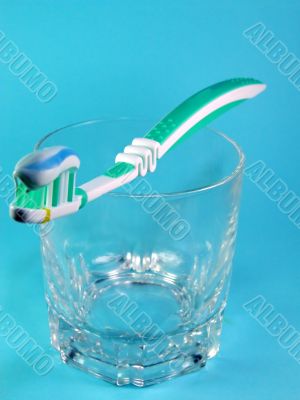 Toothbrush and toothpaste