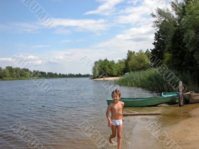 Boy on the beach