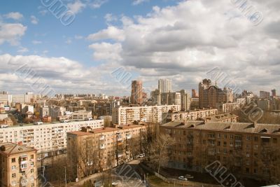 Kiev from top point view. Panorama