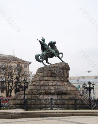 Kiev. Monument of Bogdan Khmelnitsky