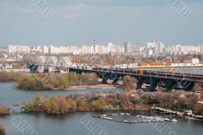 Kiev landscape from top