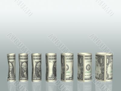 Dollar bills chart
