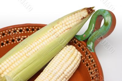 Corns on the cobs in crock 2