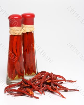 Chillis in bottle 2