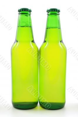 bottles of beer isolated