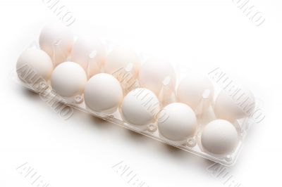Eggs on case