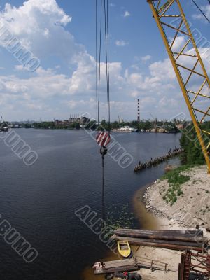 Near the power plant