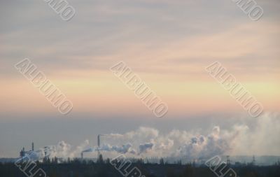 cloudy evening sky