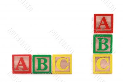 wooden blocks