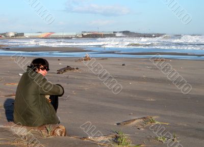 Girl on the beach