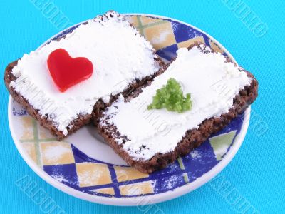 sandwich with vitamins