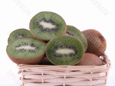 basket of fresh kiwi