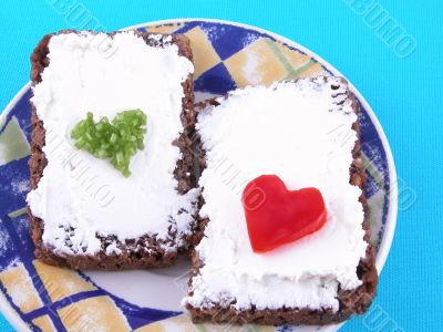 sandwich with vitamins