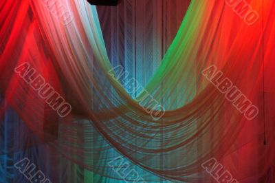 Scene background curtains