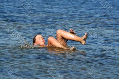 Girl and sea