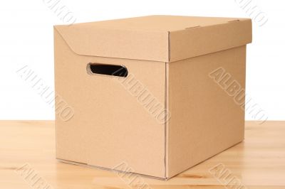 box on the floor
