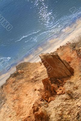 rocky coast and sea