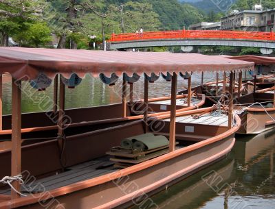 Boats and traditional bridge
