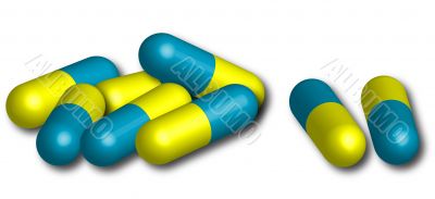 Colorful capsules